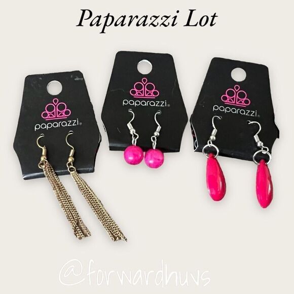 Paparazzi Lot NWT x 7 | 6 Pair Earrings | 1 Bracelet - Picture 3 of 7